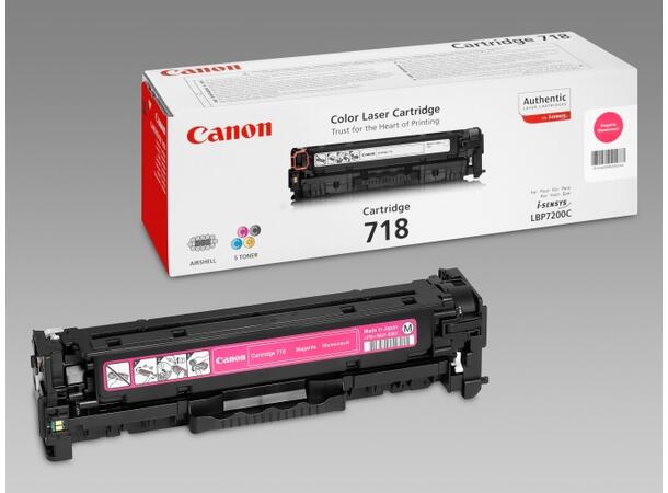 Toner CANON 718M 2.9K rød 